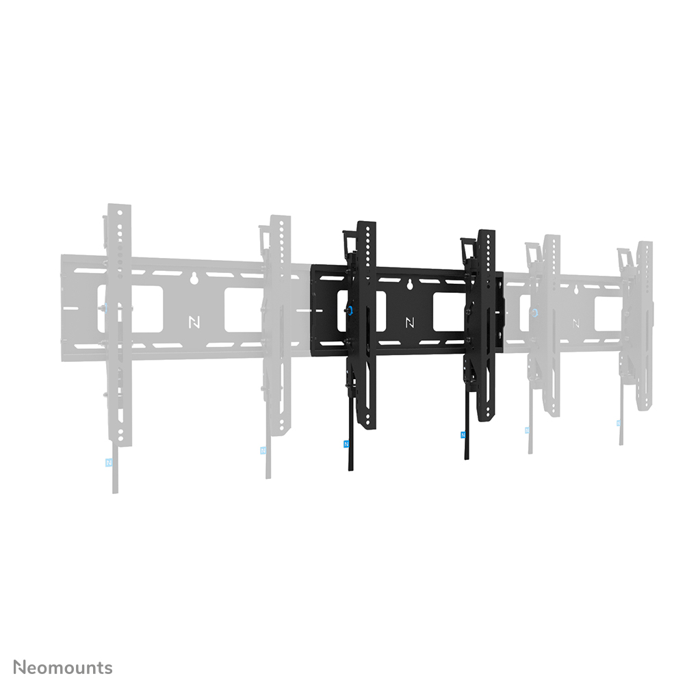 Neomounts WL35-750BL14 Heavy duty muurbeugel 32-75" - kantelbaar - vergrendelbaar - snelle installatie - TÜV